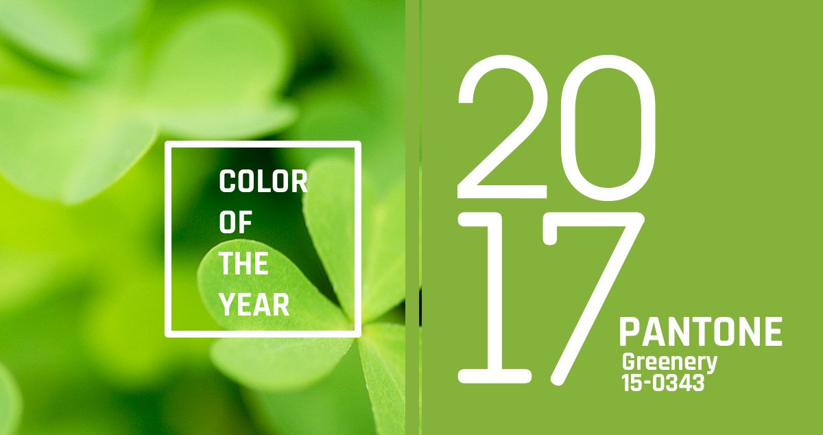 Alles auf grün: Greenery Farbe des Jahres 2017