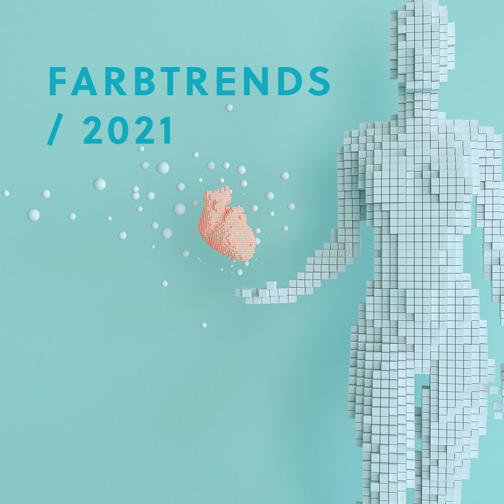 Inspirierende Farbtrends 2021