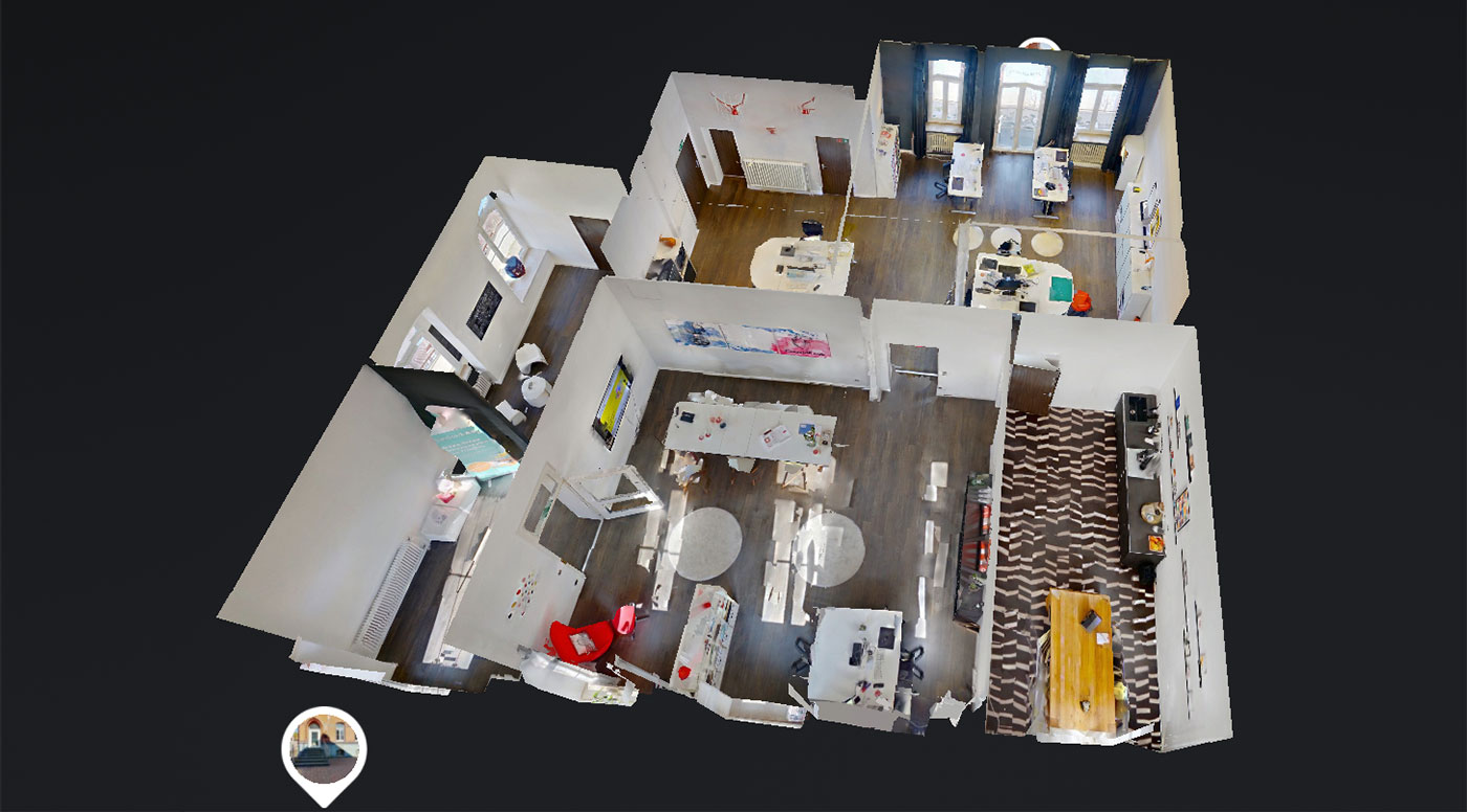 Die neue Art von digitalen Rundgängen mit Dollhouse View