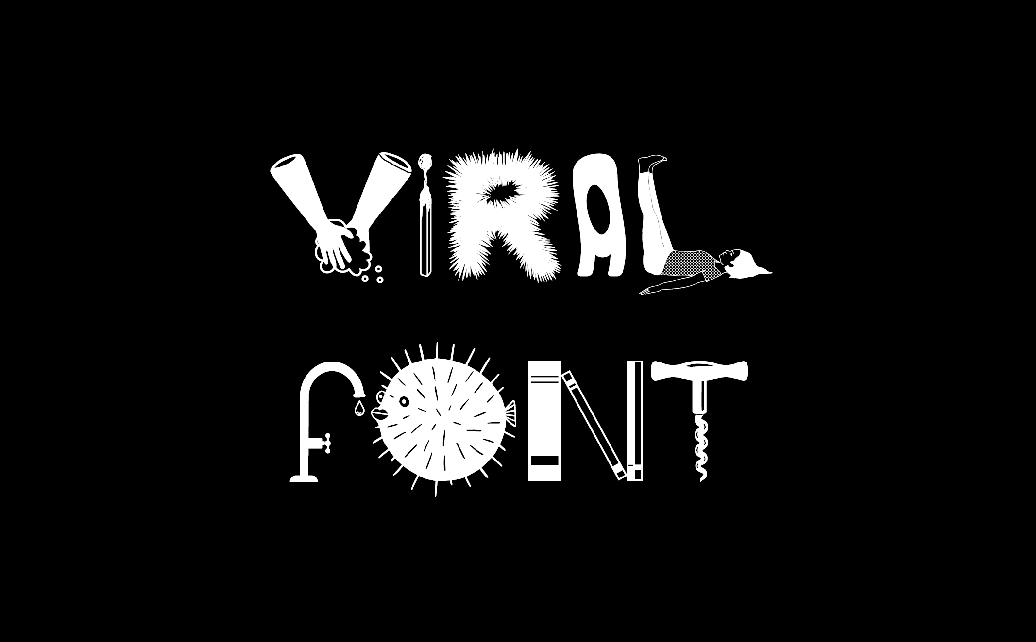 Viral Font – die passende Typo zum Corona-Jahr