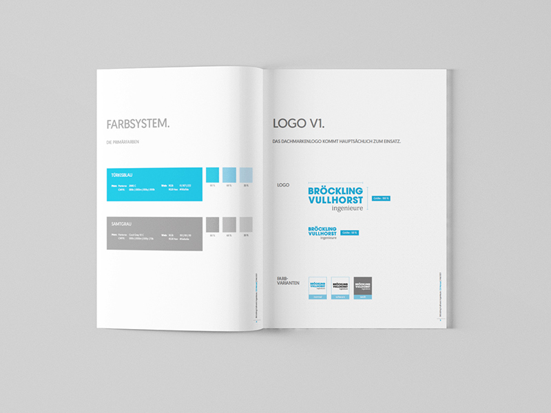 Designmanual Logodesign Bröckling Vullhorst