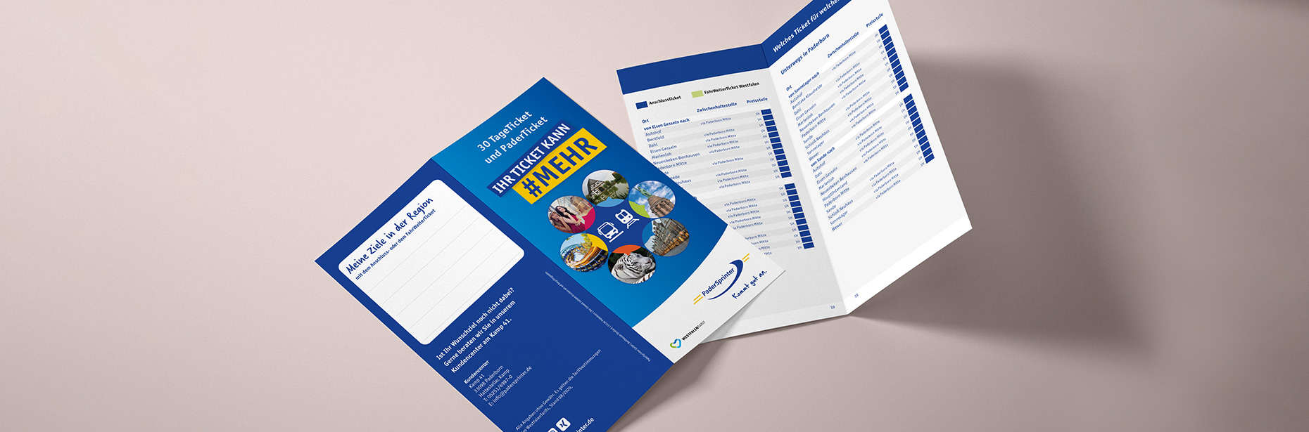 PaderSprinter-Ticketbroschüre