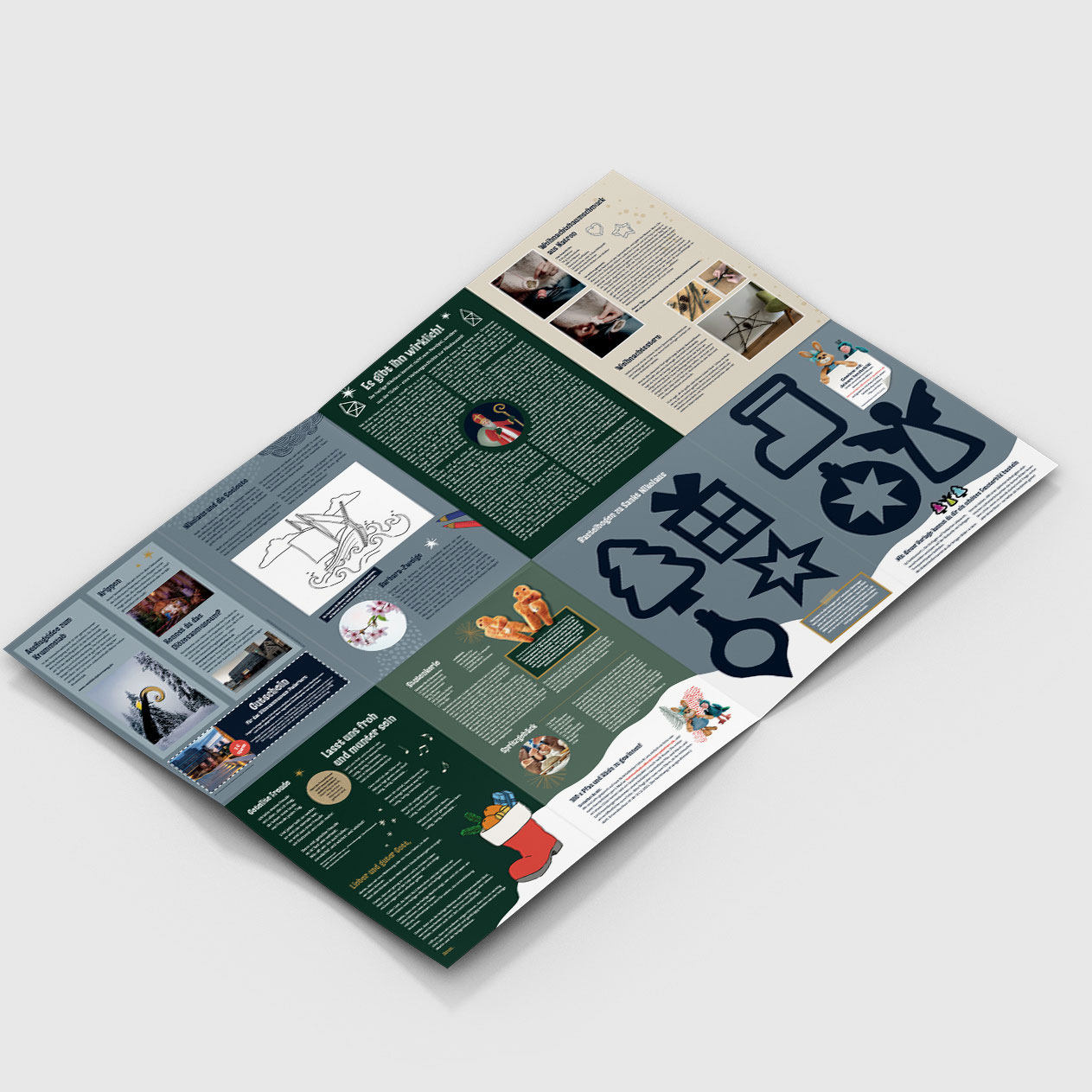 Innenseite des Adventsheftes für das Erzbistum Paderborn