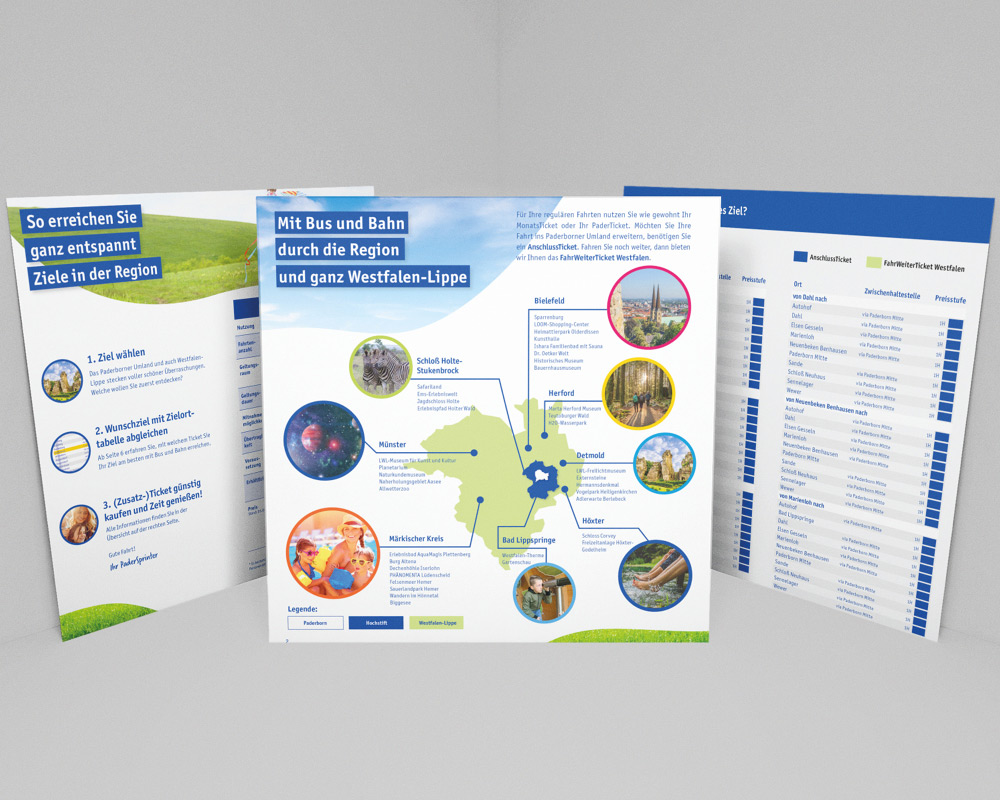 Padersprinter Anschlussticket Flyerdesign 4