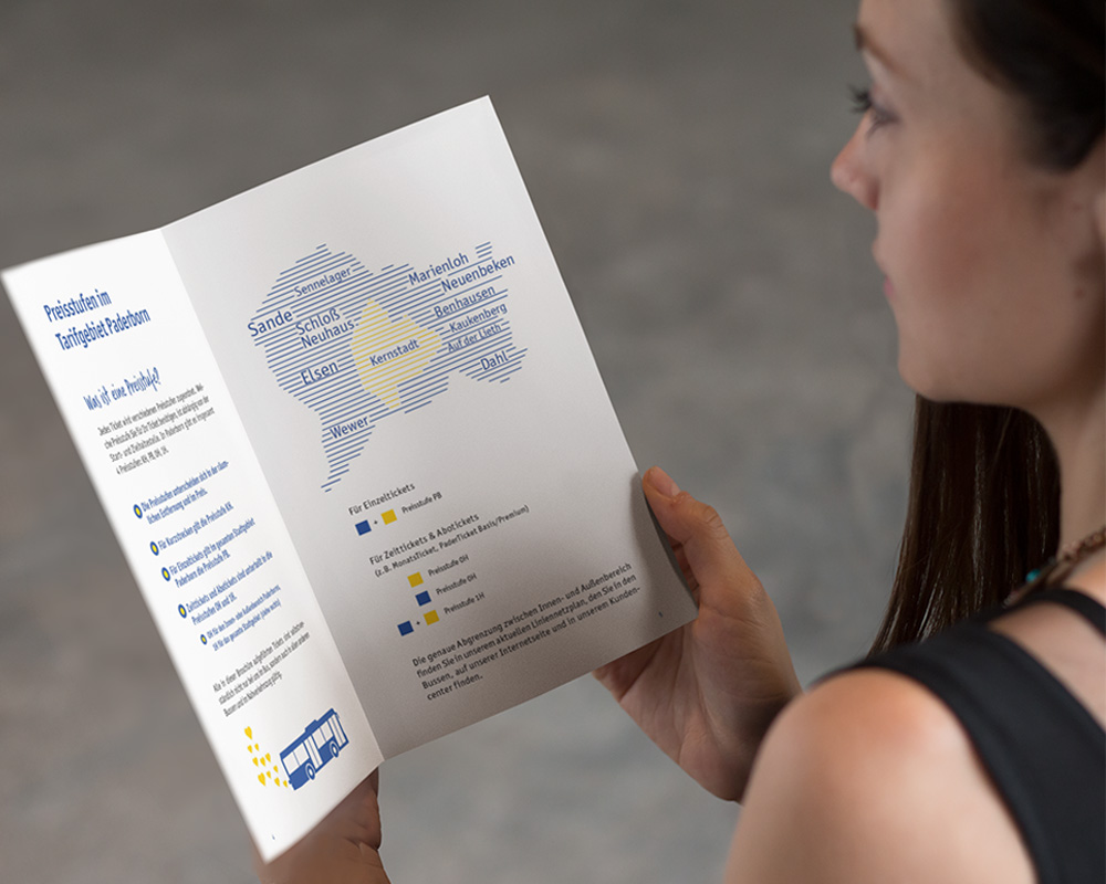 SILBERWEISS – PaderSprinter Tarifbroschüre