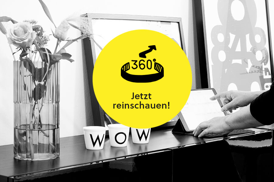 360 Grad Rundgang Designagentur SILBERWEISS 360 Grad Rundgang Designagentur SILBERWEISS