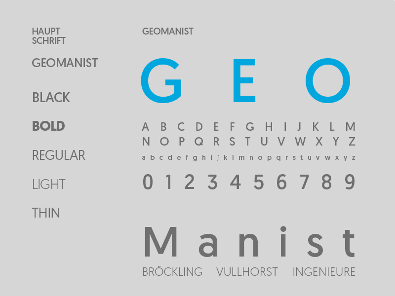 Schriftkonzept Designmanual Designmanual Logodesign Bröckling Vullhorst
