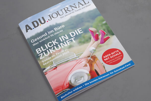 Editorialdesign – ADU Service Gruppe
