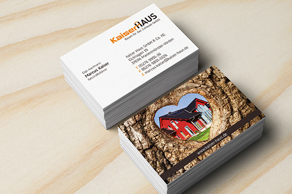 Visitenkarte - Kaiser Haus