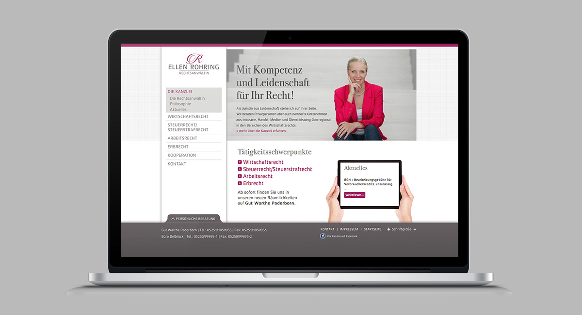Website – Kanzlei Rohring