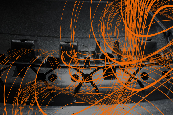 Handgezeichnets Signet für die Firma LPT - Laserpräsizionstechnik