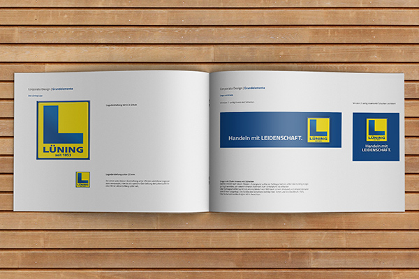 Konzept Logo und Slogan - Lüning