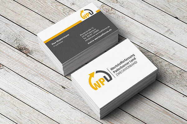 Visitenkarten - Wertstofftonne in Paderborn