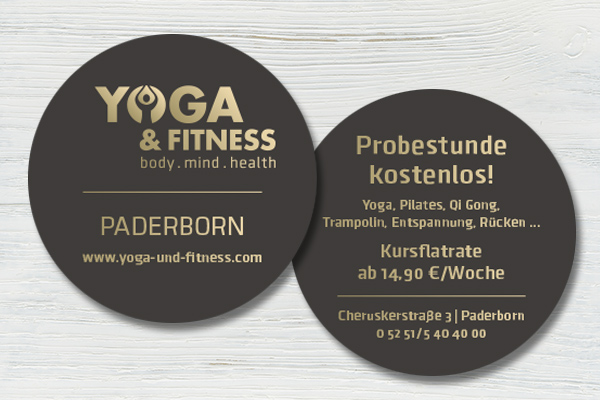Visitenkarten – Yoga & Fitness