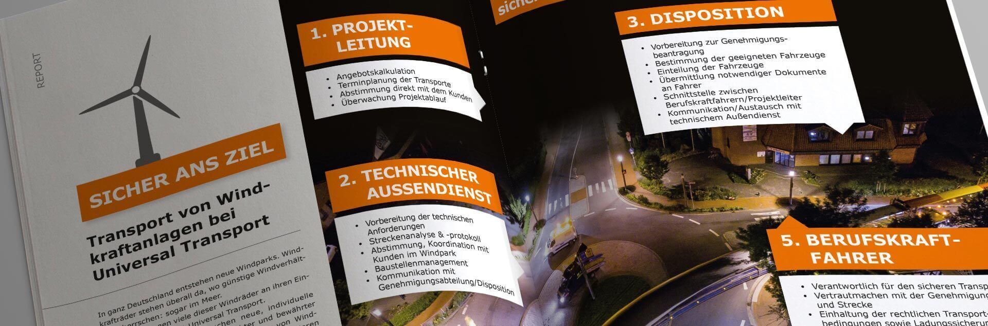 Universal Transport – Editorialdesign