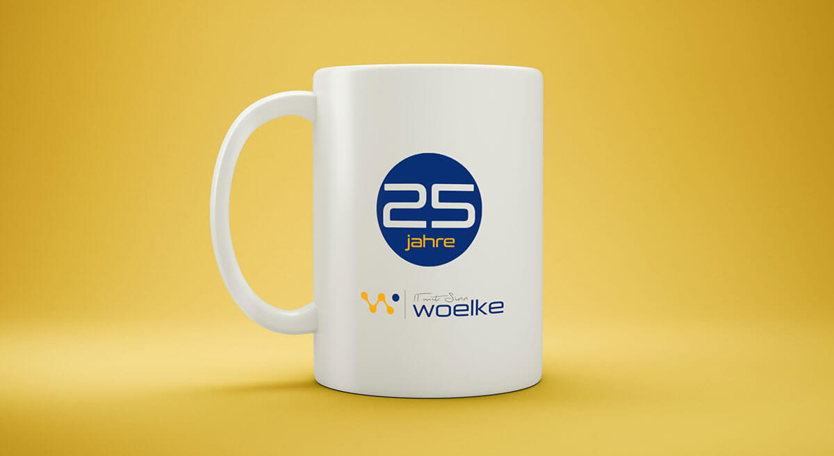 25 Jahre woelke it – Jubiläumslogo